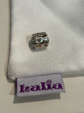 NEW Halia “Full of Love” Cutout Bead Charm - Sterling Silver